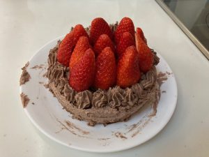 手作り誕生日ケーキ